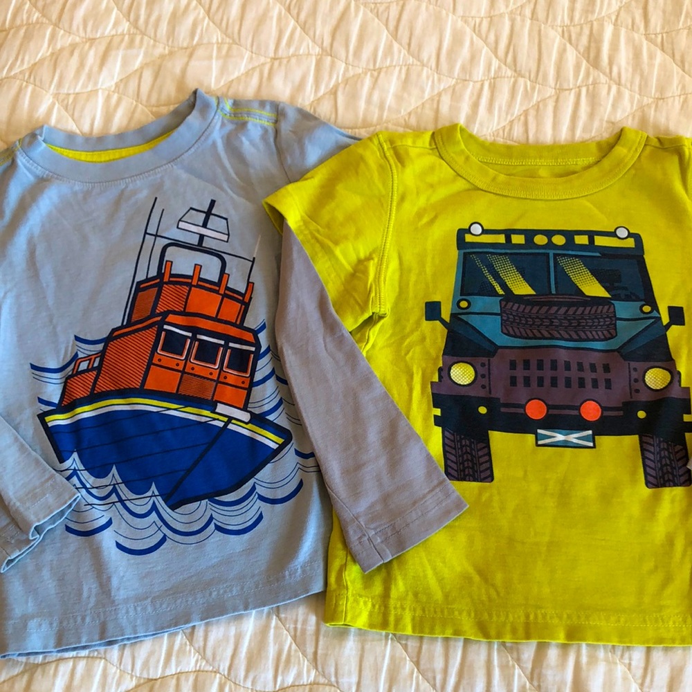 Tea Collection Long Sleeve Shirts (Bundle of Two), Size 3T